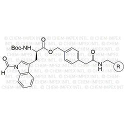 Na-Boc-Nin-formyl-D-tryptophan 4-oxymethylphenylacetamidomethyl resin|04238
