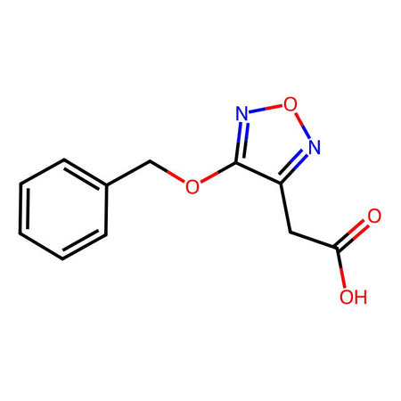 2-(4-(Benzyloxy)-1,2,5-oxadiazol-3-yl)acetic acid, 97%|9340102|1226869-84-6