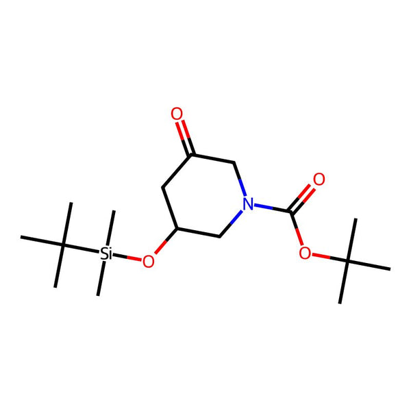 tert-Butyl 3-((tert-butyldimethylsilyl)oxy)-5-oxopiperidine-1-carboxylate|CS-B0953|2070015-35-7