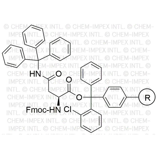 Na-Fmoc-Ng-trityl-L-asparagine-2-chlorotrityl resin (0.3 - 0.9 meq/g, 200 - 400 mesh)|06789