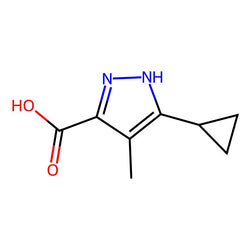 3-Cyclopropyl-4-methyl-1H-pyrazole-5-carboxylic acid|CS-0073829|1867157-28-5