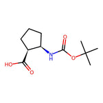 (1S,2R)-2-((tert-Butoxycarbonyl)amino)cyclopentanecarboxylic acid|CS-0037061|137170-89-9
