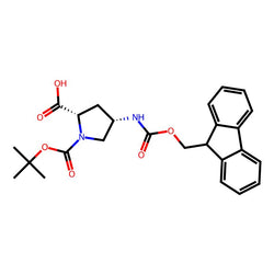 N-Boc-cis-4-N-Fmoc-amino-L-proline, 97%|177083|174148-03-9