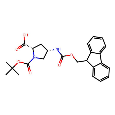 N-Boc-cis-4-N-Fmoc-amino-L-proline, 97%|177083|174148-03-9