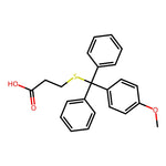 3-(((4-Methoxyphenyl)diphenylmethyl)thio)propanoic acid|CS-0698499|383401-15-8