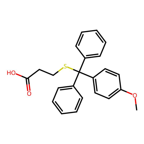 3-(((4-Methoxyphenyl)diphenylmethyl)thio)propanoic acid|CS-0698499|383401-15-8