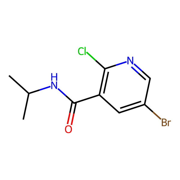 5-Bromo-2-chloro-N-(propan-2-yl)pyridine-3-carboxamide, 95%|07-0221|1250751-43-9