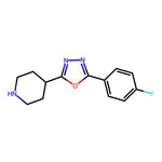 4-[5-(4-Fluorophenyl)-1,3,4-oxadiazol-2-yl]piperidine|CS-0205993|493024-40-1