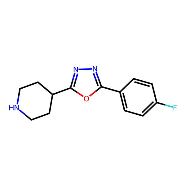 4-[5-(4-Fluorophenyl)-1,3,4-oxadiazol-2-yl]piperidine|CS-0205993|493024-40-1