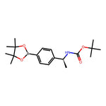 tert-Butyl (S)-(1-(4-(4,4,5,5-tetramethyl-1,3,2-dioxaborolan-2-yl)phenyl)ethyl)carbamate|CS-0132987|1171897-03-2