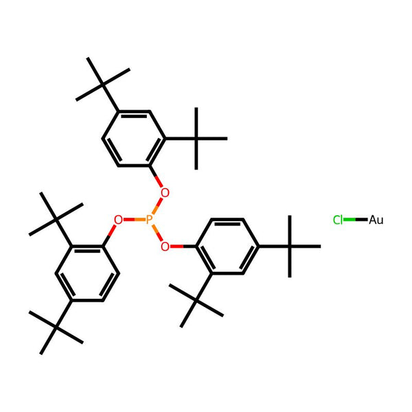 Chloro[tris(2,4-di-tert-butylphenyl)phosphite]gold|CS-W016739|915299-24-0