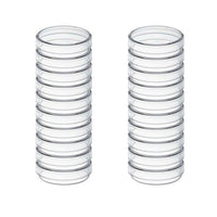 biologix 150x15mm clear polystyrene sterile petri dish with triple-vented lid. petri dishes feature stackable design. 10/pack, 20 packs/case|66-1515
