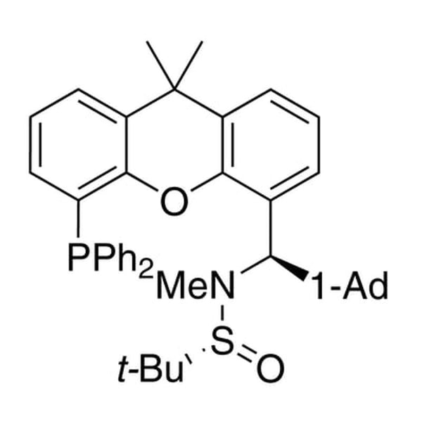 [S(R)]-N-[(R)-[2-(1-Adamantylmethyl)][5-(diphenylphosphino)-9,9-dimethyl-9H-xanthen-4-yl]methyl]-N,2-dimethyl-2-propanesulfinamide, 95%|15-0217