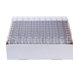 Drosophila Wide Vials Combo，Material：K-Resin（vials），Size: 28.5*95mm，Tray Packed，Package：100 vials/tray，5 trays/case|51-0821