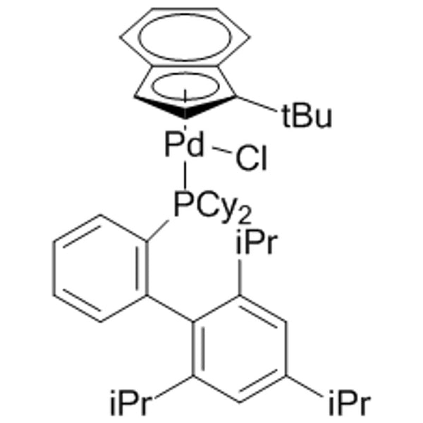 Chloro(1-t-butylindenyl)[2-(dicyclohexylphosphino)-2',4',6'-tri-i-propyl-1,1'-biphenyl]palladium(II)|46-0437|1779569-06-0