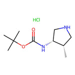 rel-tert-Butyl ((3R,4R)-4-methylpyrrolidin-3-yl)carbamate hydrochloride|CS-0154594|2102410-18-2