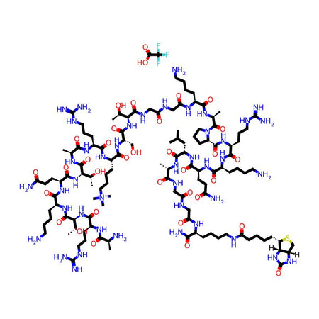 (Lys(Me)??)-Histone H3 (1-21)-Gly-Gly-Lys(biotinyl) amide trifluoroacetate salt|CPTD783277|2022956-73-4
