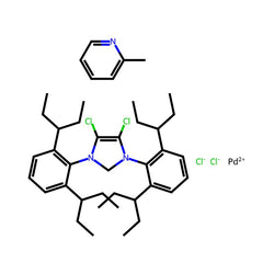 (SP-4-1)-[1,3-Bis[2,6-bis(1-ethylpropyl)phenyl]-4,5-dichloro-1,3-dihydro-2H-imidazol-2-ylidene]dichloro(2-methylpyridine)palladium|CS-0618599|1612891-29-8