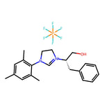 (S)-3-(1-Hydroxy-3-phenylpropan-2-yl)-1-mesityl-4,5-dihydro-1H-imidazol-3-ium hexafluorophosphate(V)|CS-0200353|872164-49-3