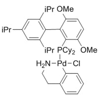 Chloro[2-(dicyclohexylphosphino)-3,6-dimethoxy-2',4',6'-tri-i-propyl-1,1'-biphenyl][2-(2-aminoethyl)phenyl]palladium(II), min. 98% [BrettPhos Palladacycle Gen. 1]|46-0267|1148148-01-9
