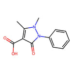 1,5-Dimethyl-3-oxo-2-phenyl-2,3-dihydro-1H-pyrazole-4-carboxylic acid|CS-W005600|83-10-3