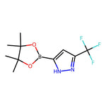 5-(4,4,5,5-Tetramethyl-1,3,2-dioxaborolan-2-yl)-3-(trifluoromethyl)-1H-pyrazole|CS-0080491|1573171-39-7