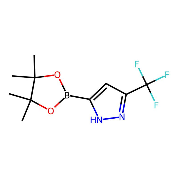 5-(4,4,5,5-Tetramethyl-1,3,2-dioxaborolan-2-yl)-3-(trifluoromethyl)-1H-pyrazole|CS-0080491|1573171-39-7