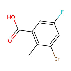 3-Bromo-5-fluoro-2-methylbenzoic acid|CS-0059674|1187318-52-0