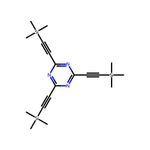 2,4,6-Tris((trimethylsilyl)ethynyl)-1,3,5-triazine|CS-0379341|155202-89-4