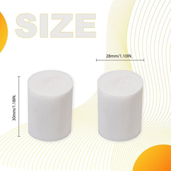 Wide Vials Closures，Material：Densest Sponge，Autoclavable, Size：27*30mm，|51-0815