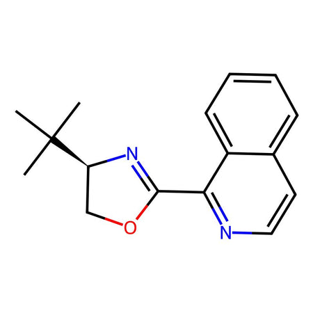 1-[(4R)-4-tert-Butyl-4,5-dihydro-2-oxazolyl]isoquinoline, 97%, ee: 98%|9191073|1402851-53-9
