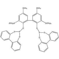 6,6'-[(3,3'-Di-t-butyl-5,5'-dimethoxy-1,1'-biphenyl-2,2'-diyl)bis(oxy)] bis(dibenzo[d,f][1,3,2]dioxaphosphepin) hemi ethyl acetate adduct, min. 95%  BIPHEPHOS|15-0107|121627-17-6