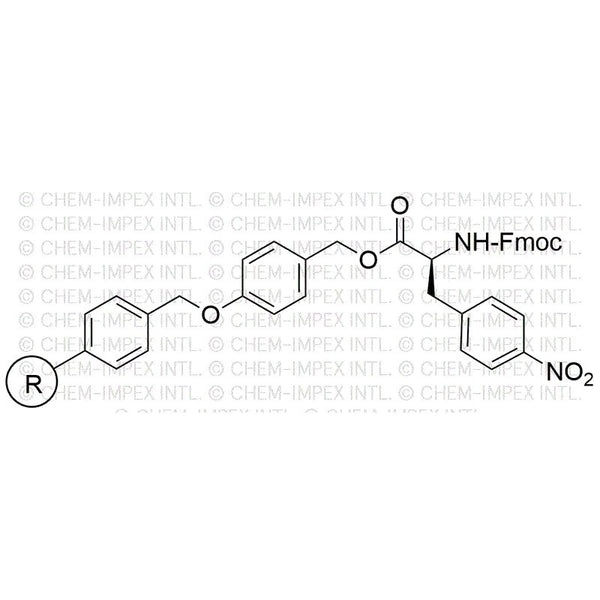 Fmoc-4-nitro-L-phenylalanine 4-alkoxybenzyl alcohol resin|04222