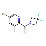 (5-Bromo-3-methylpyridin-2-yl)(3,3-difluoroazetidin-1-yl)methanone, 95%|09-0125|2740903-80-2