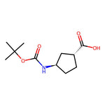 rel-(1R,3R)-3-((tert-Butoxycarbonyl)amino)cyclopentane-1-carboxylic acid|CS-0091711|1245614-69-0