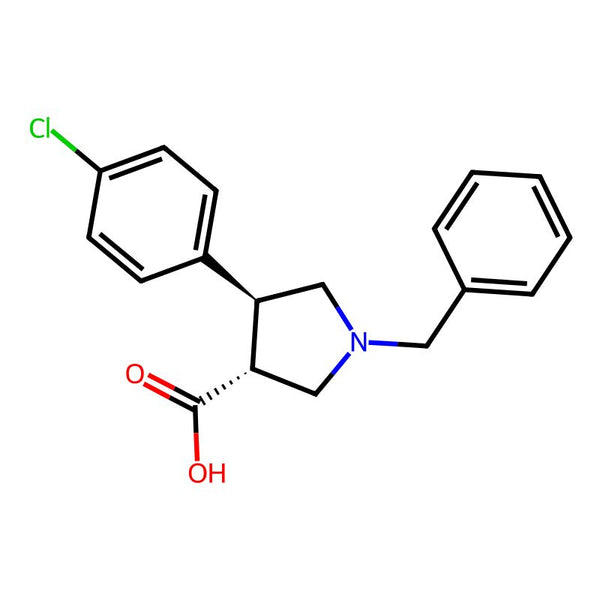 rel-1-Benzyl-4-(4-chlorophenyl)pyrrolidine-3-carboxylic acid|CS-0635168|80896-74-8