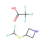 3-((Difluoromethyl)thio)azetidine 2,2,2-trifluoroacetate|CS-0202333|2416228-78-7