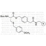 Boc-S-4-methoxybenzyl-L-cysteine 4-oxymethylphenylacetamidomethyl resin|01990