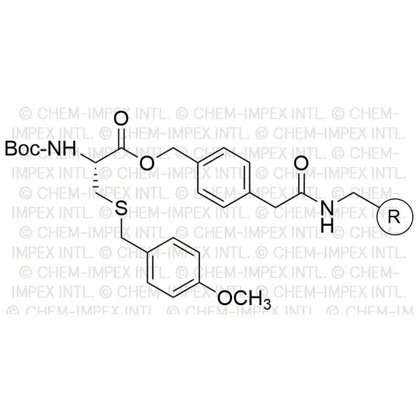 Boc-S-4-methoxybenzyl-L-cysteine 4-oxymethylphenylacetamidomethyl resin|01990