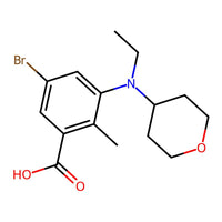 5-Bromo-3-(ethyl(tetrahydro-2H-pyran-4-yl)amino)-2-methylbenzoic acid|CS-M2414|1403257-81-7