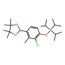 [2-Chloro-3-methyl-4-(4,4,5,5-tetramethyl-1,3,2-dioxaborolan-2-yl)phenoxy]triisopropylsilane|CS-0035211|1799612-13-7