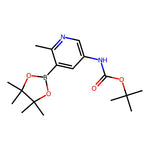 tert-Butyl (6-methyl-5-(4,4,5,5-tetramethyl-1,3,2-dioxaborolan-2-yl)pyridin-3-yl)carbamate|CS-0102114|1887223-13-3