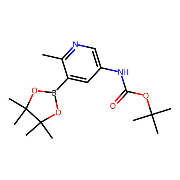 tert-Butyl (6-methyl-5-(4,4,5,5-tetramethyl-1,3,2-dioxaborolan-2-yl)pyridin-3-yl)carbamate|CS-0102114|1887223-13-3