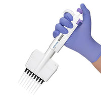 biologix micropette plus 8 channel mechanical pipettes. micropette plus features eight-channel adjustable volume in 0.5ul increments ranging from 50-300μl. price/each|01-2830