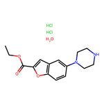 5-(1-Piperazinyl)-2-benzofurancarboxylic acid ethyl ester (dihydrochloride hydrate)|CS-M1931|1422956-31-7