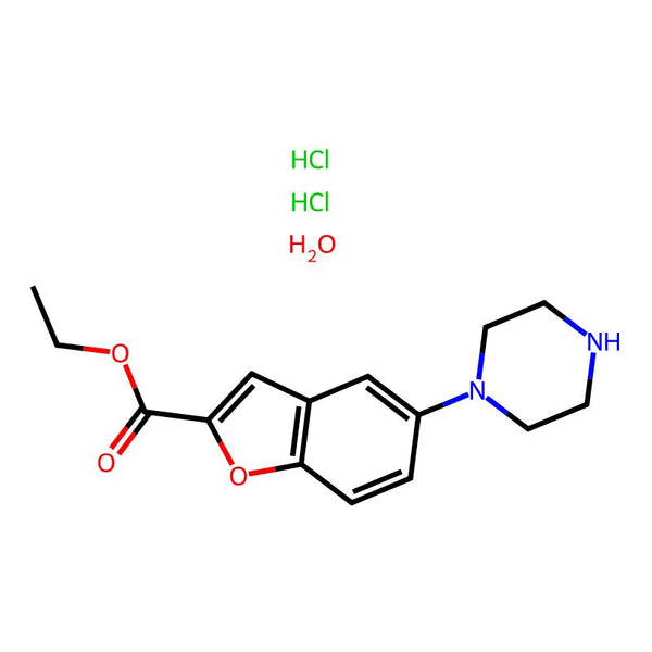 5-(1-Piperazinyl)-2-benzofurancarboxylic acid ethyl ester (dihydrochloride hydrate)|CS-M1931|1422956-31-7