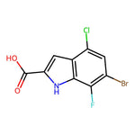 6-Bromo-4-chloro-7-fluoro-1H-indole-2-carboxylic acid|CS-1299984|3077376-53-2