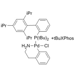 Chloro{[t-BuXPhos][2-(2-aminoethylphenyl]palladium(II)}/[t-BuXPhos] admixture (molar PdP/P = 1:1)|46-0364