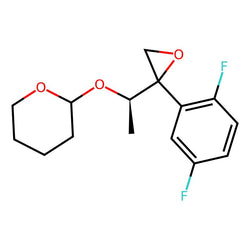 2-((1R)-1-(2-(2,5-Difluorophenyl)oxiran-2-yl)ethoxy)tetrahydro-2H-pyran|C1556846|241479-70-9