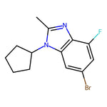 6-Bromo-1-cyclopentyl-4-fluoro-2-methyl-1H-benzo[d]imidazole|CS-0035505|1231930-36-1